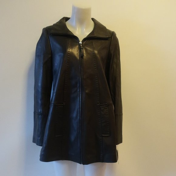 Jones New York Jackets & Coats Nwt Womens Jones New York Black Zip